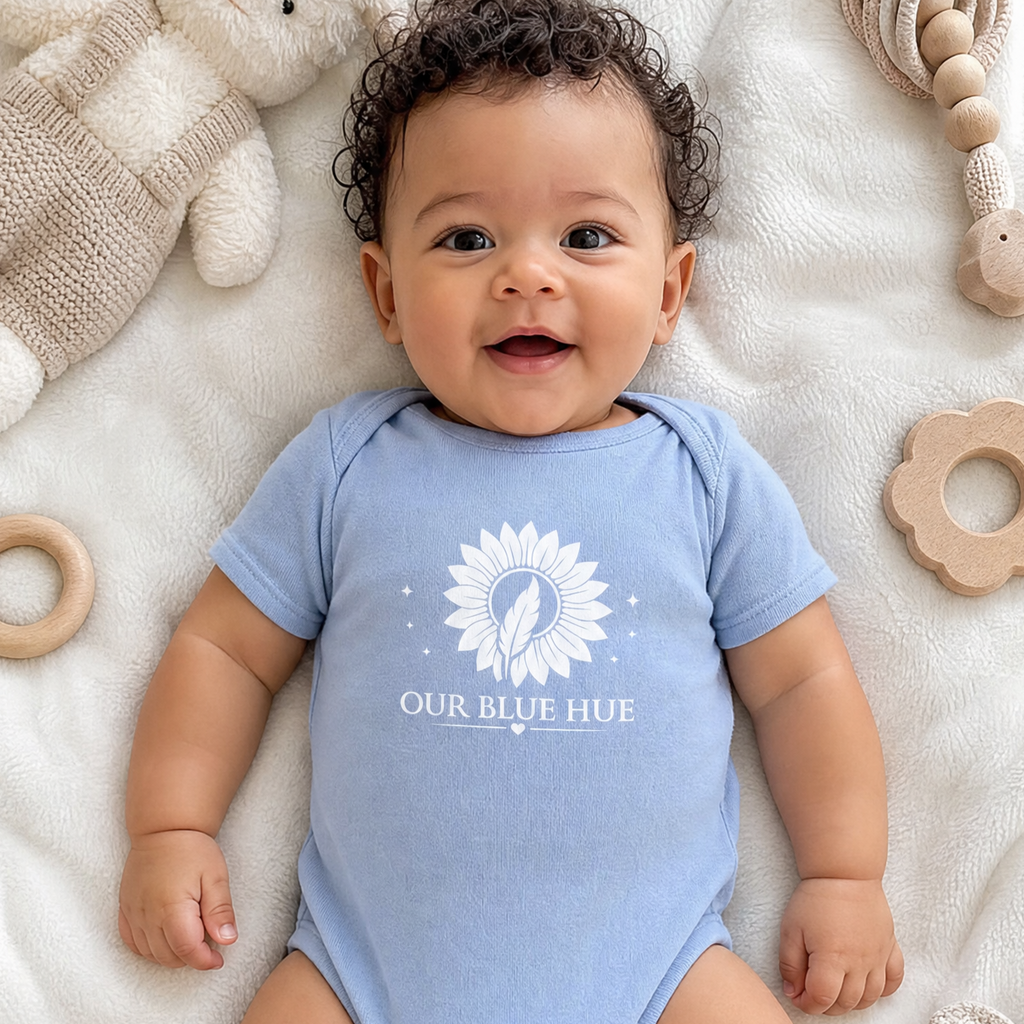 Our Blue Hue™ Baby Onesie