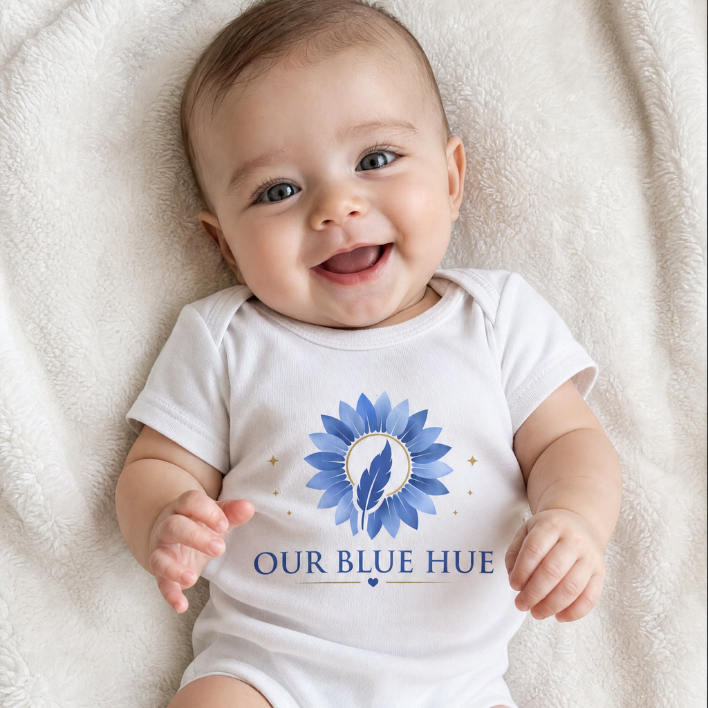 Our Blue Hue™ Baby Onesie