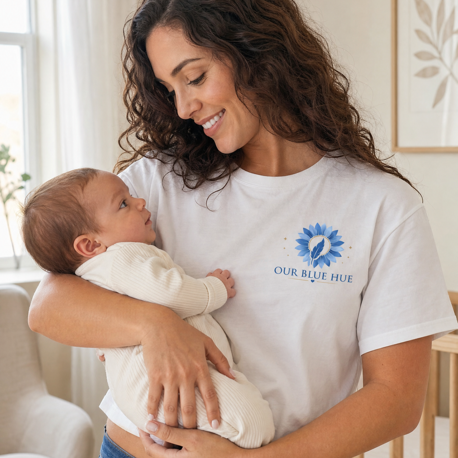 Our Blue Hue™ Women's Crop Tee